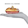 Old World Christmas Blown Glass Ornament for Christmas Tree, Chicken Basket - 4 of 4