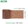 Unique Bargains Self Adhesive Realistic Wood Grain Durable Multi Use Masking Tape 1 Pc - 3 of 4