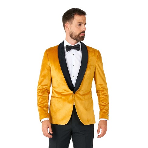 Men's Mustard Yellow Bomber Jacket - Films Jackets