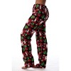 Just Love Womens Christmas Print Knit Jersey Pajama Pants - Winter Cotton PJs - 2 of 3