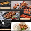YASHE Multi Mini Waffle Maker, Compact, Black, Non-stick, 8 x 2'' Waffle Bites, Perfect for Families - 3 of 4