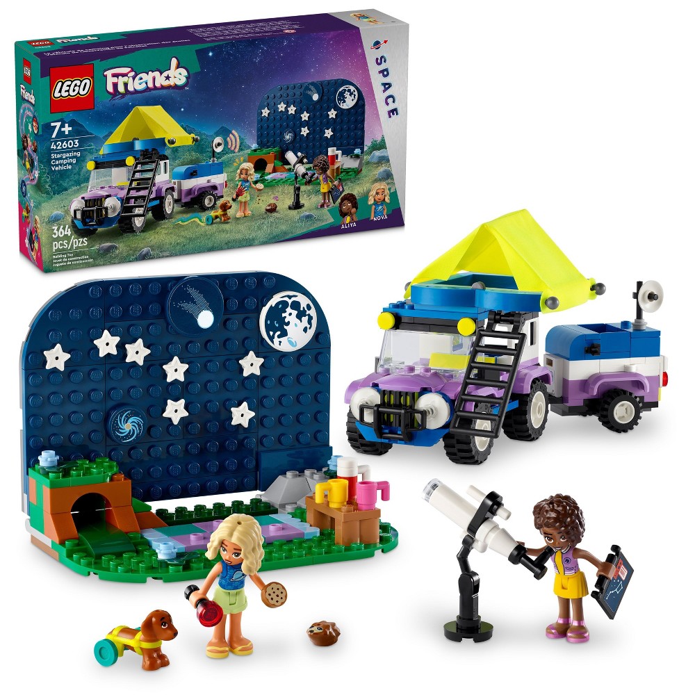 Photos - Construction Toy Lego Friends Stargazing Camping Vehicle Adventure Toy 42603 