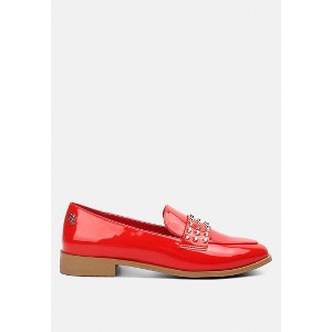 Meanbabe Semicasual Stud Detail Patent Loafers Women - 1 of 4