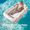 Sloosh Inflatable Pool Tanning Adult Float Pool for Adults Outdoor Backyard Tanning Floaties Tanning Bed Extra Large with 2 Drink Holders - 3 of 4