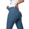YMI Women's Hyper Stretch Mid-Rise 5 Pocket Slim Fit Skinny Jeans - 3 of 4