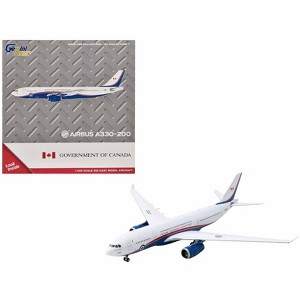 Airbus CC-330 Husky Aircraft "Government of Canada" White w/Blue & Red "Gemini Macs" 1/400 Diecast Model Airplane by GeminiJets - 1 of 3