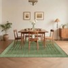 Machine Washable Rugs for Living Room Minimalist Geometric Bordered Indoor Carpet - 3 of 4