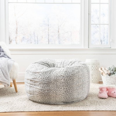 Panpan Bean Bag Chairs With Memory Foam,37 W White Teddy Bean Bag  Chair,fluffy Lazy Sofa-the Pop Maison : Target