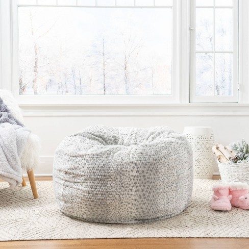 White Foam Balls Bean Bag Chair Cover Filling – Kate McEnroe New York