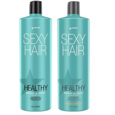 Sexy Hair Blonde Sexy Hair Bright Blonde Shampoo and Conditioner 33.8 oz.