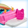 Barbie Doll & Toy Boat Playset with Pet Puppy, Life Vest & Beverage Accessories, Fits 3 Dolls & Floats in Water. - 3 of 4