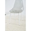 NicBex Set of 4 Dining Chair Modern Plastic Seat Back Dining Room Furniture Side Chair - 4 of 4
