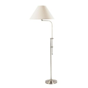 Cal Lighting 150W 3 Way Floor Lamp W/Adjust Pole - 1 of 4