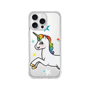 Centon iPhone 16 Pro Max 'Unicorn & Stars' Printed Case Tough Edge - Clear - 1 of 2