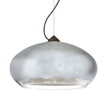 Besa Lighting Brio 14 1 - Light Pendant in  Bronze