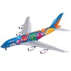 Airbus A380-800 Commercial Aircraft "Emirates Airlines" Blue with Graphics 1/400 Diecast Model Airplane by GeminiJets - 2 of 4