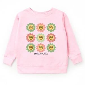 The Juniper Shop SmileyWorld Flowers With Sunglasses Youth Sweatshirt - 1 of 3