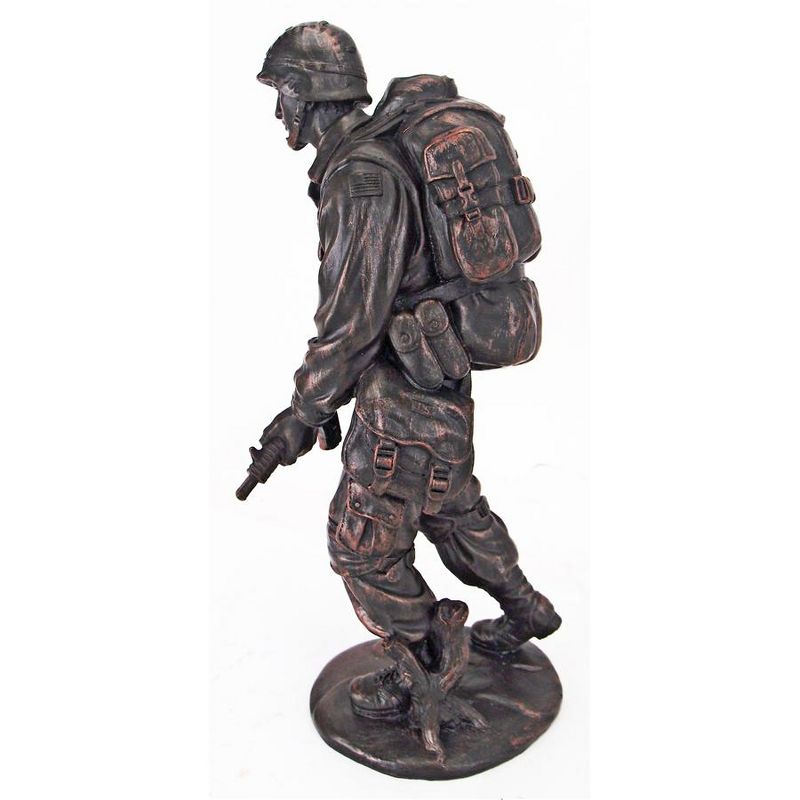Design Toscano Salute to Our Heroes Military Soldier Statue, 5 of 7