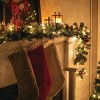 Sullivans Artificial 9' LED Mixed Pine Christmas Garland with Pinecones & Berries, Green, Indoor Christmas Decor - 3 of 4