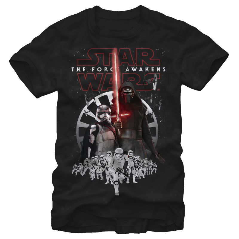 Men's Star Wars The Force Awakens Kylo Ren Captain Phasma T-Shirt, 1 of 5