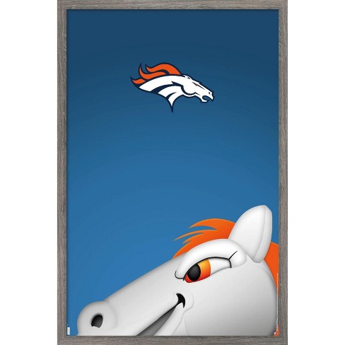 NFL Denver Broncos - Drip Helmet 20 Wall Poster, 22.375 x 34 