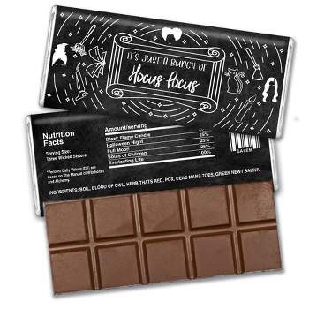 Halloween Candy Party Favors Belgian Chocolate Bars - Witches