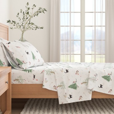 100% Cotton Winter Flannel Sheet Set - Great Bay Home