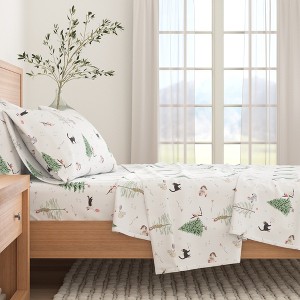 100% Cotton Winter Flannel Sheet Set - Great Bay Home - 1 of 4