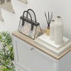 VYNXARIA HOMCOM Narrow White Shoe Cabinet - Spacious, Sturdy & Modern for Entryways - 2 of 4