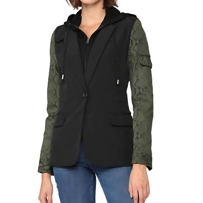 Women's Hooded Blazer - Fate