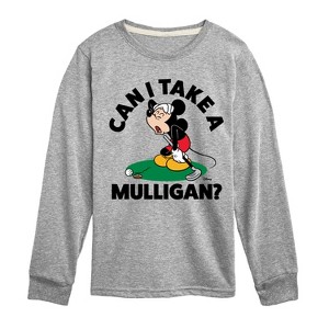 Boys' - Disney - Can I Take A Mulligan Long Sleeve Graphic T-Shirt - 1 of 4