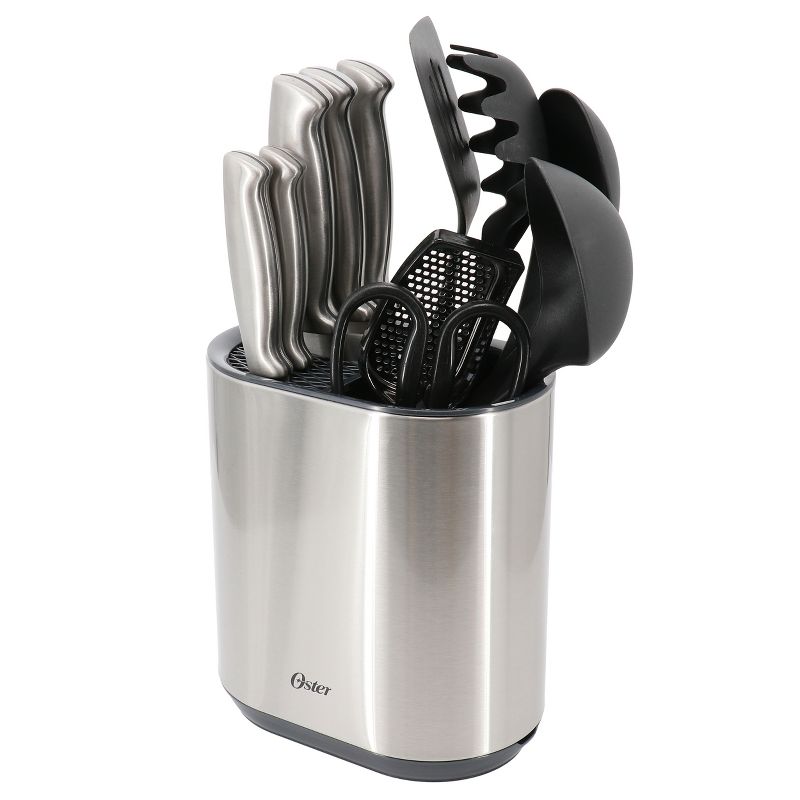 Oster Baldwyn 12 Piece Stainless Steel and Nylon Kitchen Tool and Cutlery Set, 1 of 8