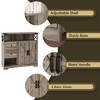 Storage Cabinet with Drawers, 2 Barn Doors & Adjustable Shelf - 4 of 4