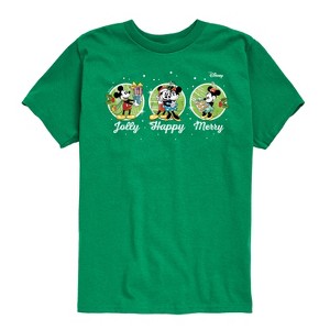 Boys' - Disney - Jolly Happy Merry Short Sleeve Graphic T-Shirt - 1 of 4