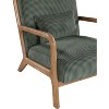 Sapphtopaz 1pc Accent Chair Upholstered Wooden Sofa Lounge Chair with Solid Wood Frame, Corduroy Living Room Chair Comfy Chair for Living Room - 4 of 4