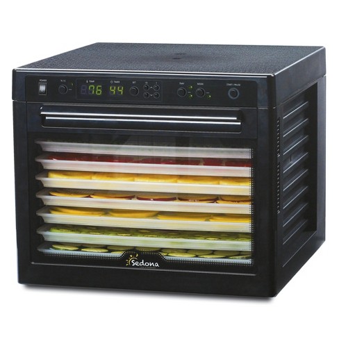 NutriChef PKFD06 Kitchen Countertop 5 Tray Rack Electric Food Dehydrator  Machine