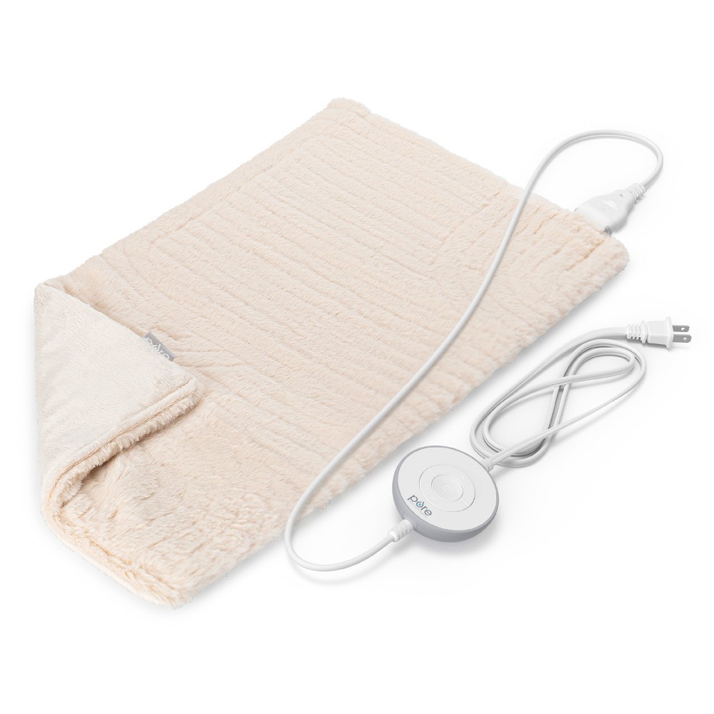 Pure Enrichment Pure Radiance Luxury Heating Pad - 12" x 24" - Golden Sands