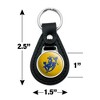 Southern Arkansas University Secondary Logo Black Leather Keychain - 2 of 4