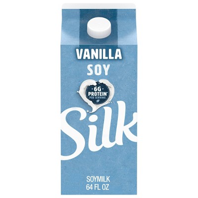 Silk Vanilla Soy Milk - 0.5gal