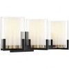 Savoy House Eaton 3 - Light Vanity in  Matte Black/Warm Brass - 2 of 3