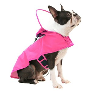 Gooby Raincoat, Adjustable Rain Cap with See Through Visor, Pink, Small - 1 of 1
