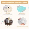Infans 59" Breathable Baby Children Toddlers Bed Rail Guard Safety Swing Down Beige - 4 of 4