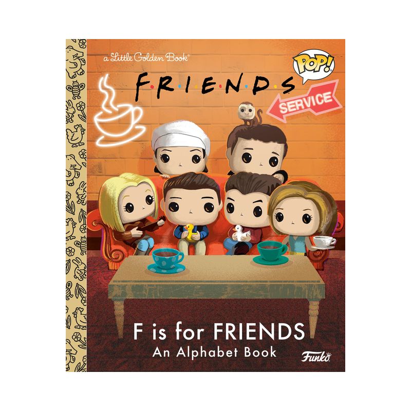 F Is for Friends: An Alphabet Book (Funko Pop!) - (Little Golden Book) by  Mary Man-Kong (Hardcover), 1 of 2