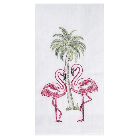 2pk Designer Flamingo Print Towel - Mu Kitchen : Target