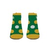 NCAA Oregon Ducks Big Dot Fuzzy Sleep Soft Socks: Ankle Knit Polka Dot Logo Design - 2 of 3