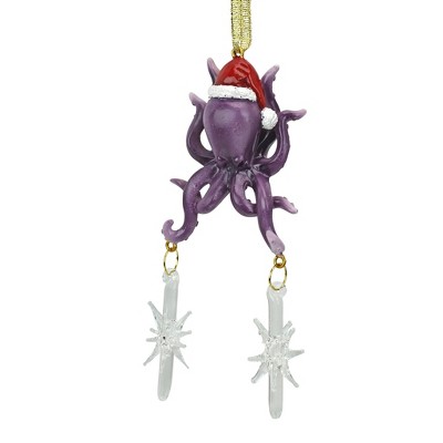 Design Toscano Tenacious Tentacles Octopus Holiday Ornament