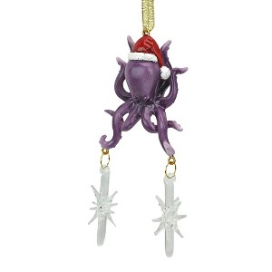 Design Toscano Tenacious Tentacles Octopus Holiday Ornament - 1 of 4