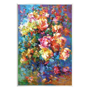 Stupell Industries Vibrant Flowers in a Vase, 15" x 10" - 1 of 4