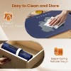 Electric Food Warming Mat – Fast, full-surface heating, 3 temperature settings, roll-up for portability, multi-functional (blue) - 4 of 4
