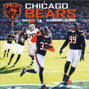 NFL Chicago Bears 2025 12"x12" Team Wall Calendar - 1 of 4